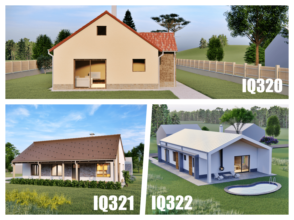 Nos nouveaux exemples de plans – IQ320-IQ321-IQ322